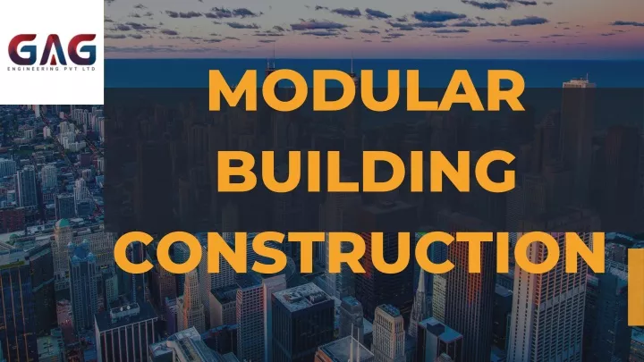 modular building construction