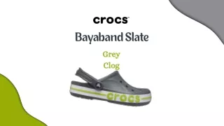 Buy Bayaband Slate Grey Clog Online In India
