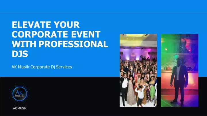 elevate your corporate event with professional djs