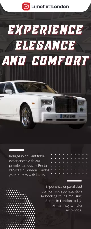 Discover London in Luxury: Limousine Rentals at Your Service