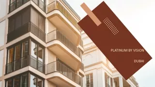 Platinum by Vision - Off Plan Project Dubai