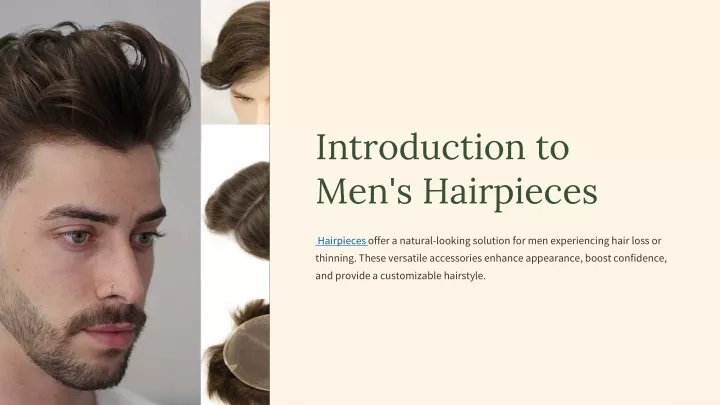 introduction to men s hairpieces