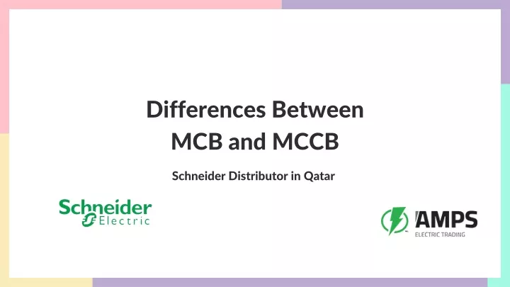 differences between mcb and mccb