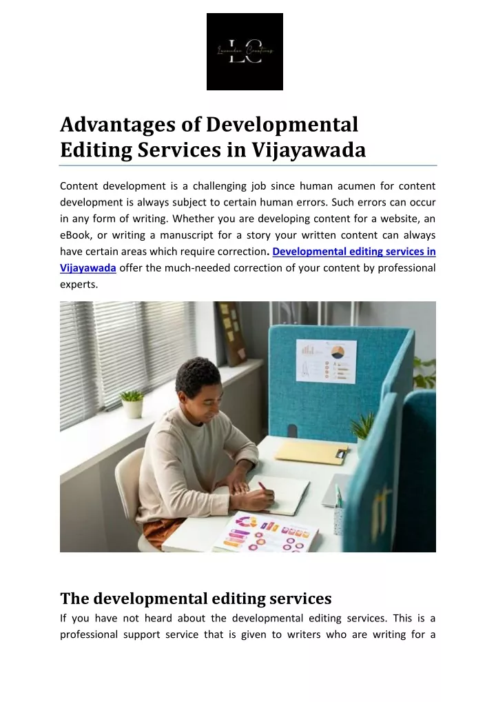 advantages of developmental editing services