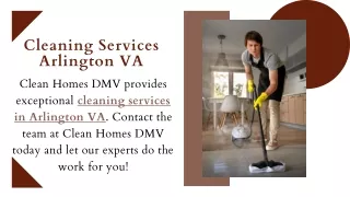 Cleaning Services Arlington VA