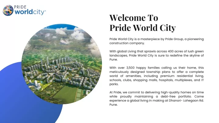 welcome to pride world city