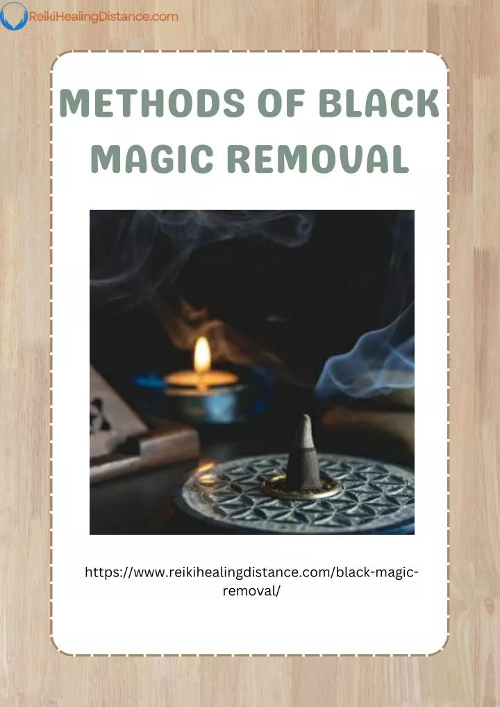 methods of black magic removal
