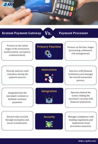Kratom Payment Gateway vs. Payment Processor