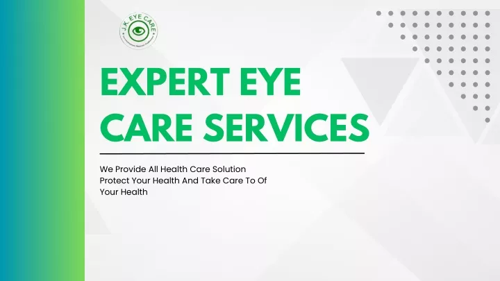 expert eye care services