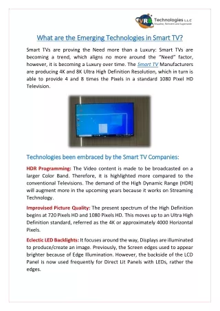 what are the emerging technologies in smart