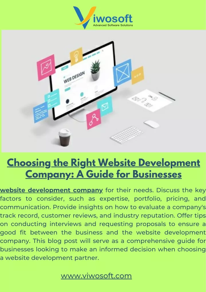 choosing the right website development company