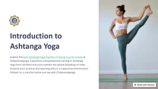 Best Ashtanga Yoga Teachers Training Course India