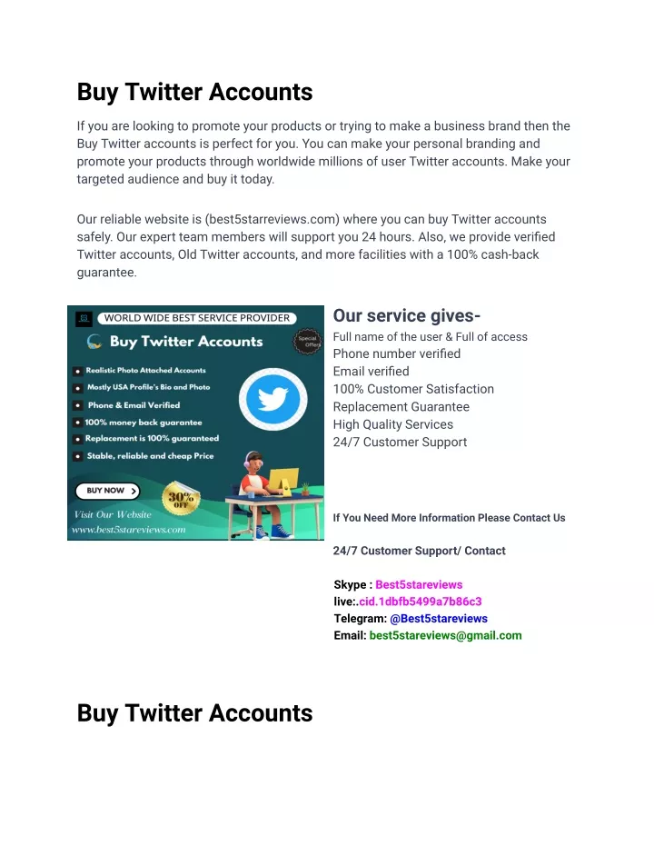 buy twitter accounts