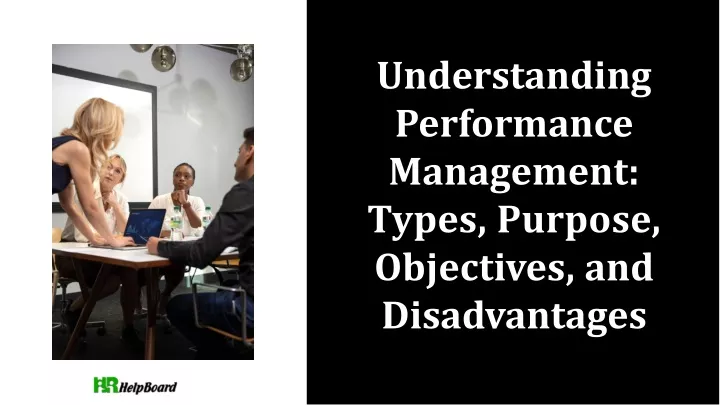 understanding performance management types