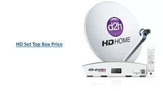 Find the Best DTH HD Set Top Box