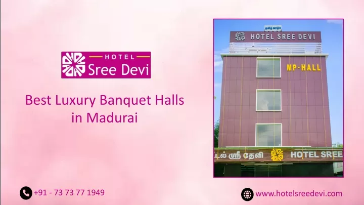 best luxury banquet halls in madurai