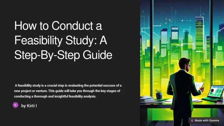 how to conduct a feasibility study a step by step