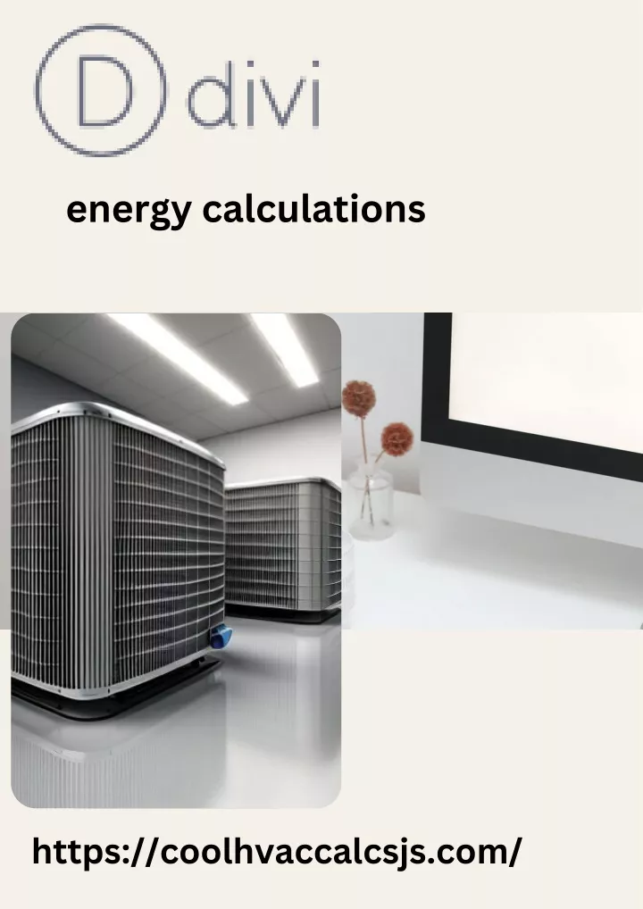 energy calculations