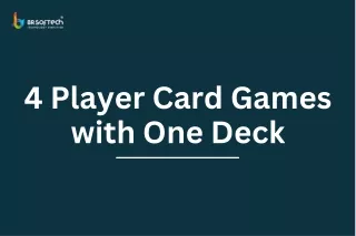 4 Player Card Games in Inida