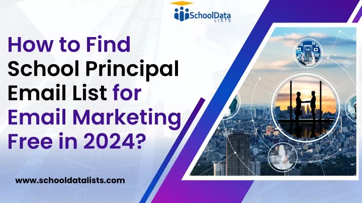 how to find school principal email list for email