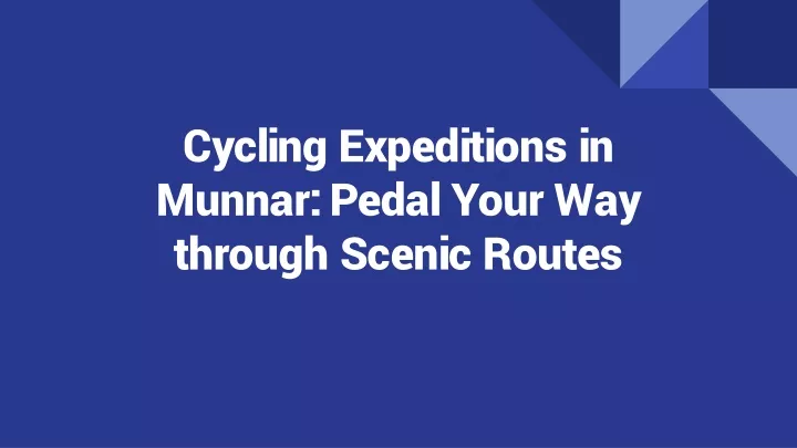 cycling expeditions in munnar pedal your way through scenic routes