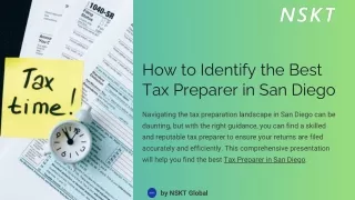 How to Identify the Best Tax Preparer in San Diego