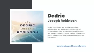 dedric joseph robinson