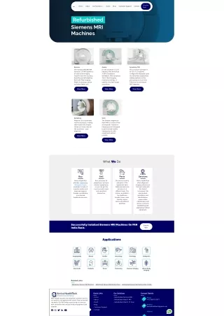 Refurbished MRI Machine price