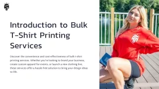 Build Your Brand with Affordable Bulk T-Shirt Printing Services