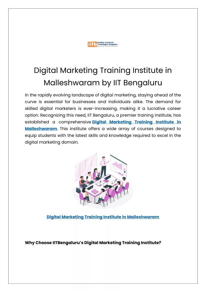 digital marketing training institute