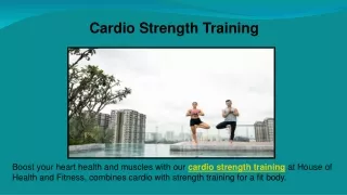 Cardio Strength Training