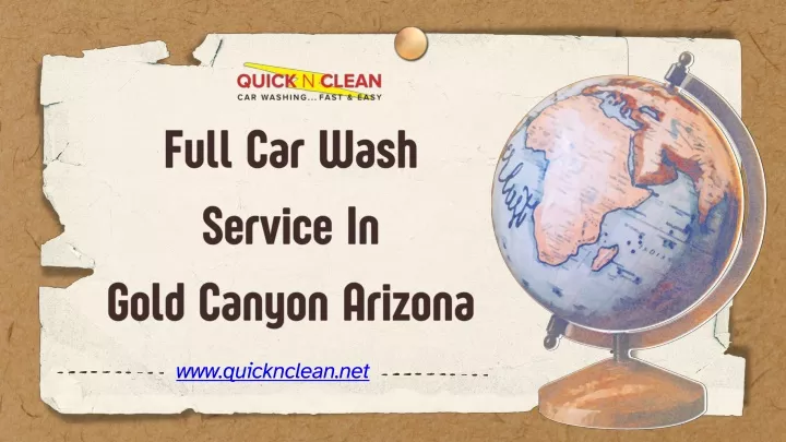 full car wash service in gold canyon arizona