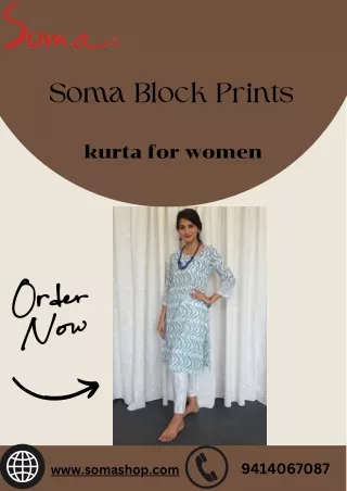 Stylish and Comfortable Cotton Kurtas for Women