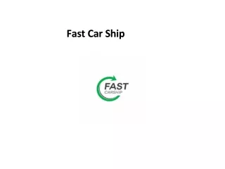 Fast Car Ship