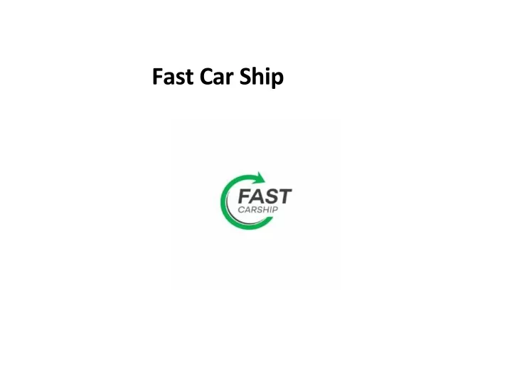 fast car ship