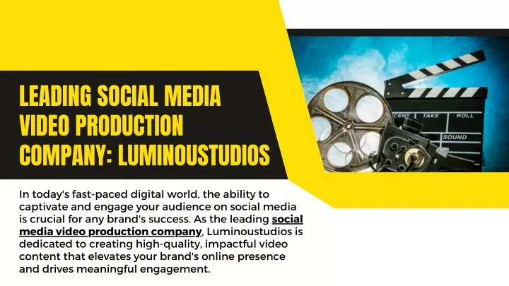 leading social media video production company