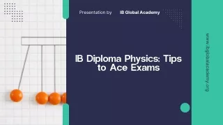 IB Diploma Physics Tips to Ace Exams