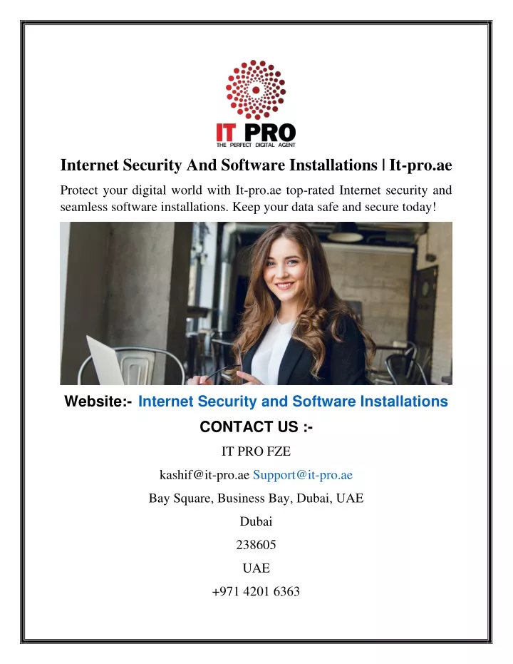 internet security and software installations