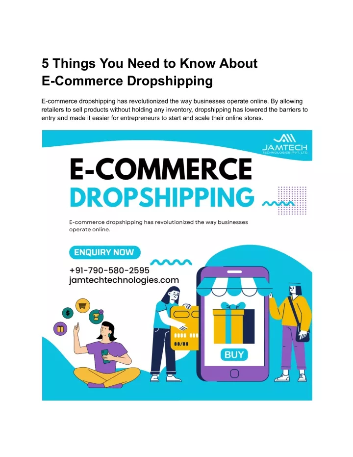 5 things you need to know about e commerce