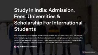 Study-In-India-Admission-Fees-Universities-and-Scholarship-For-International-Students