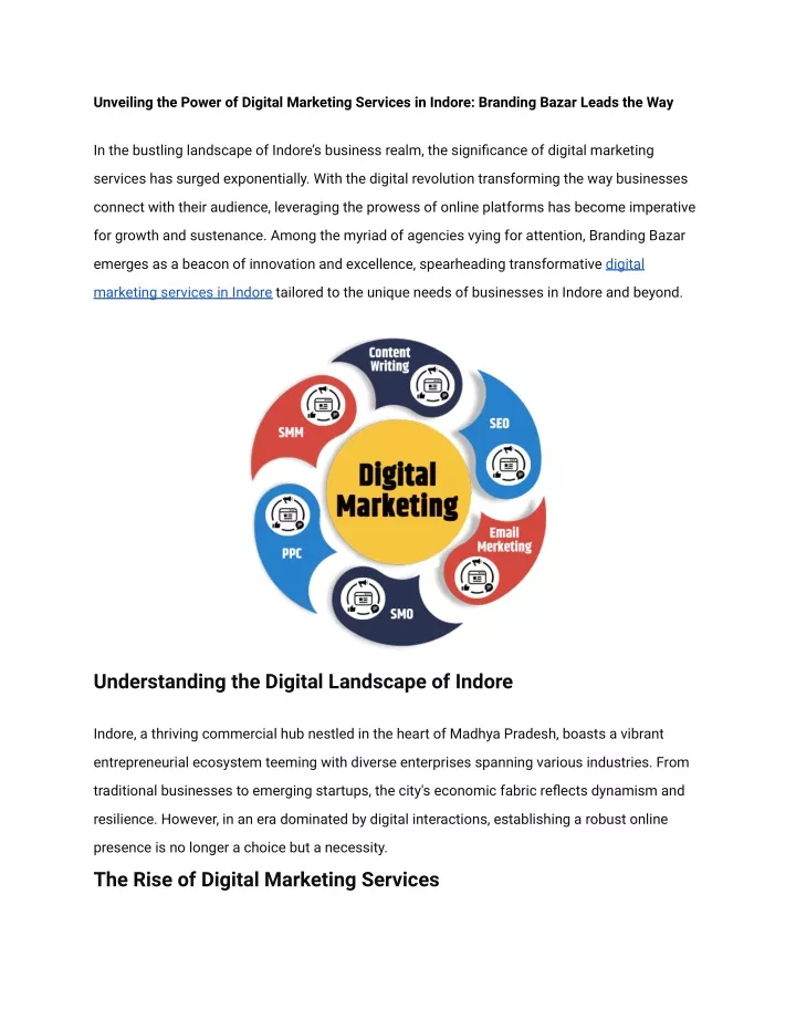 unveiling the power of digital marketing services