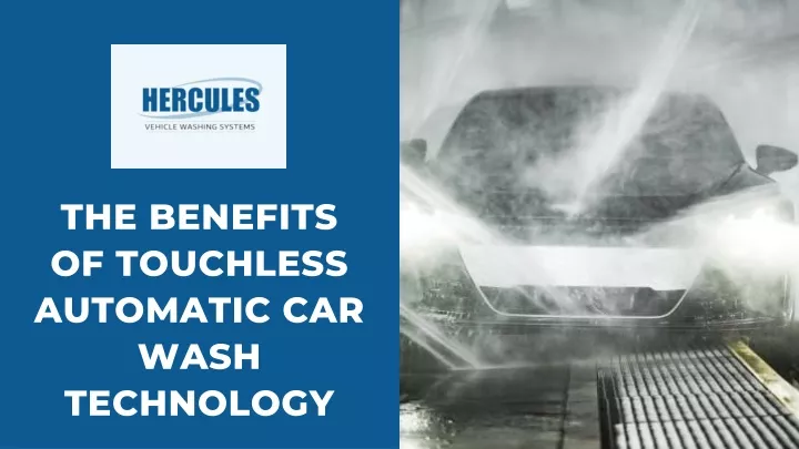 the benefits of touchless automatic car wash