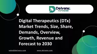 digital therapeutics dtx market trends size share