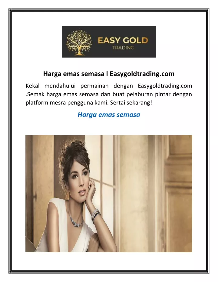 harga emas semasa l easygoldtrading com