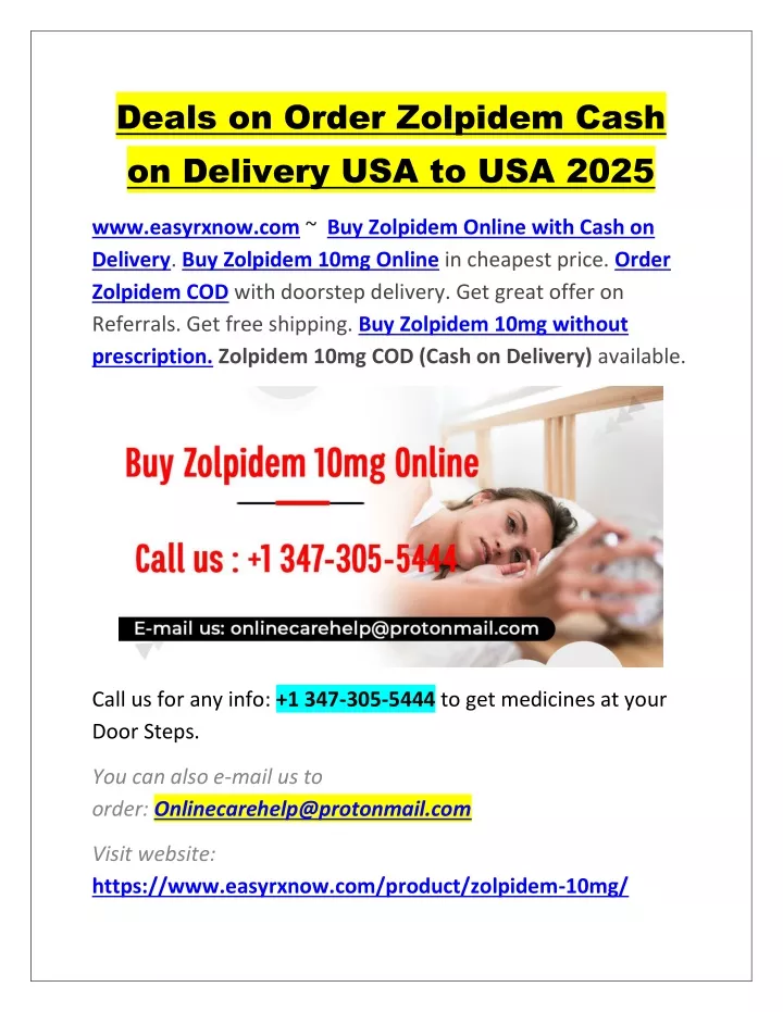 deals on order zolpidem cash on delivery