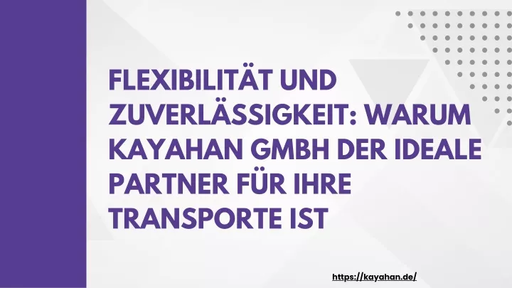 flexibilit t und zuverl ssigkeit warum kayahan