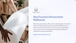 Best Furniture Removalists in Melbourne - supportworkersmelbourne.com