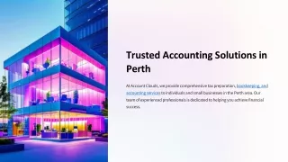 Tax and Accounting Services Perth - Account Cloud