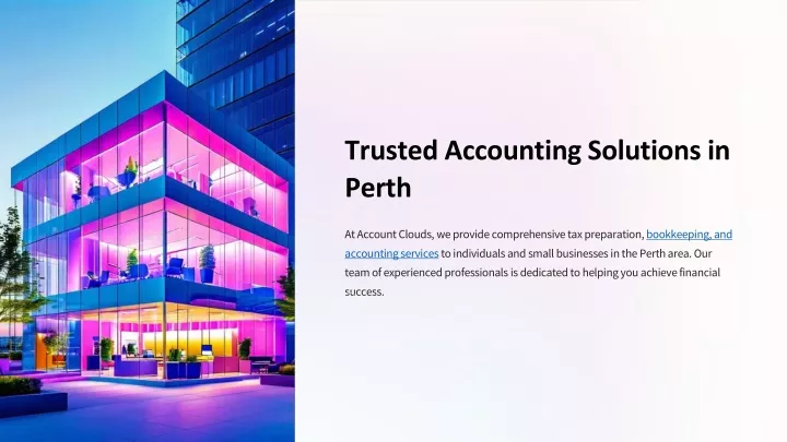 trusted accounting solutions in perth