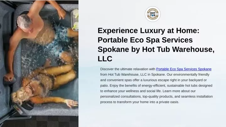 experience luxury at home portable